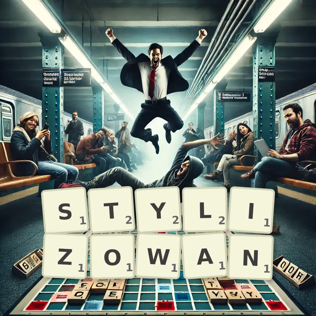Słowa z liter STYLIZOWAŃ