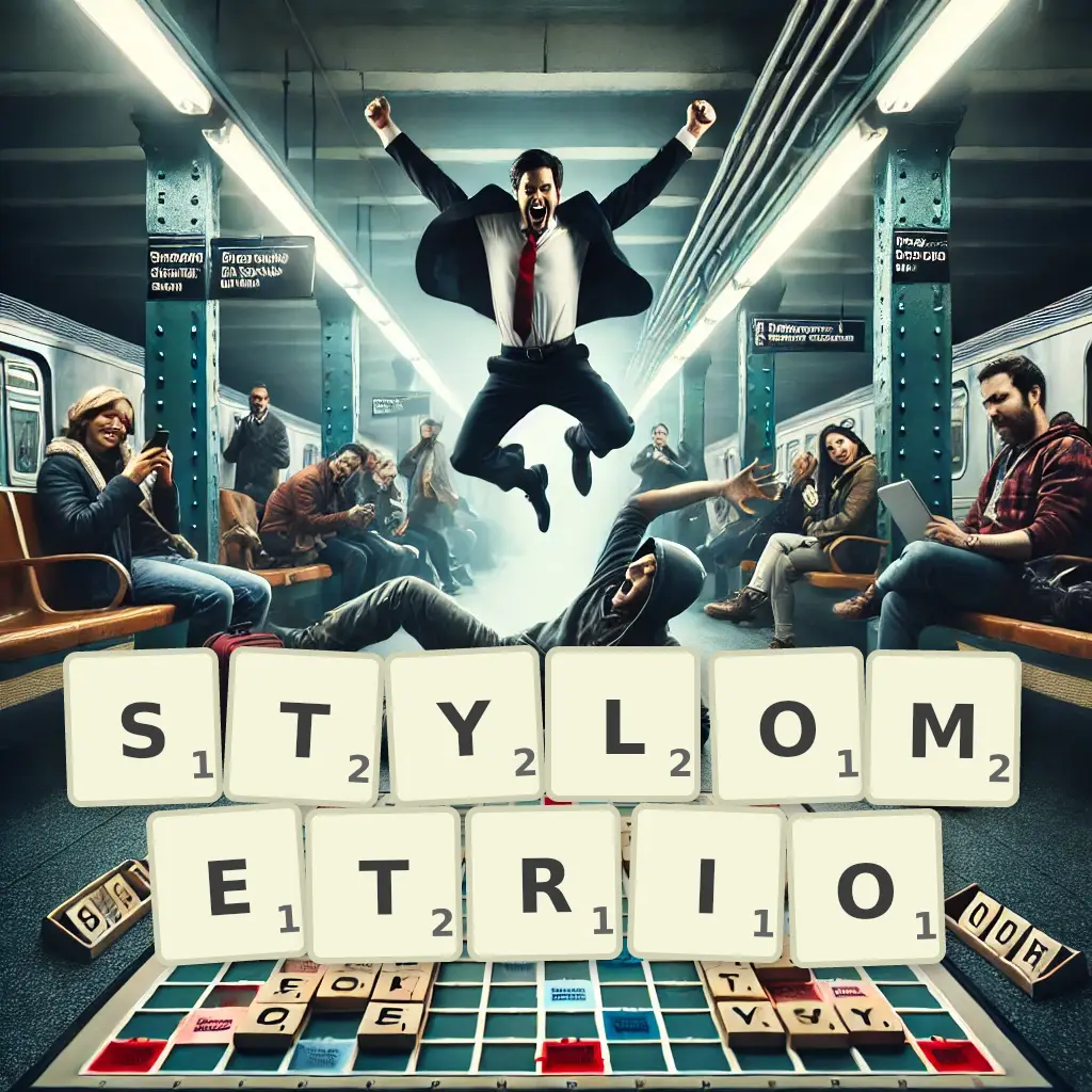 Słowa z liter STYLOMETRIO