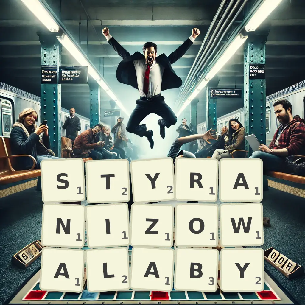 Lista słów z liter STYRANIZOWAŁABY Słowa z liter STYRANIZOWAŁABY
