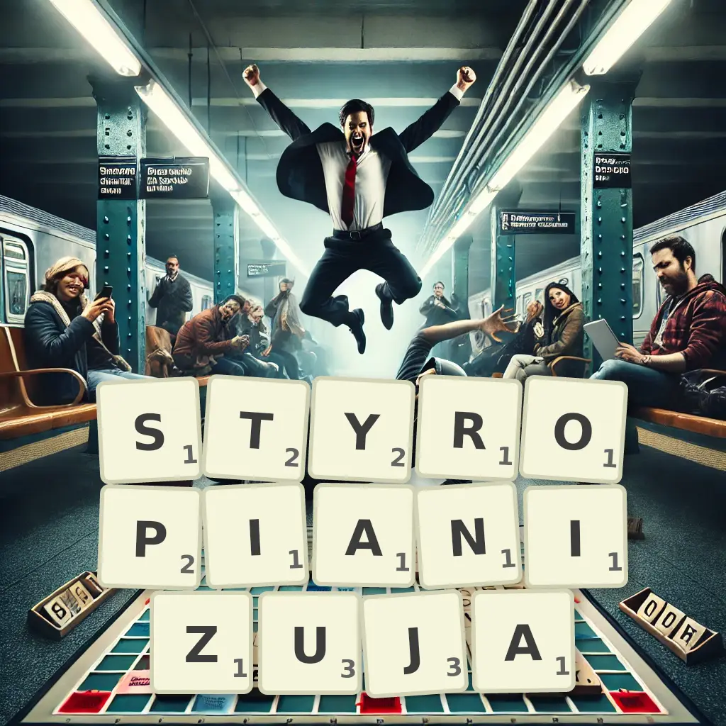 Słowa z liter STYROPIANIZUJĄ