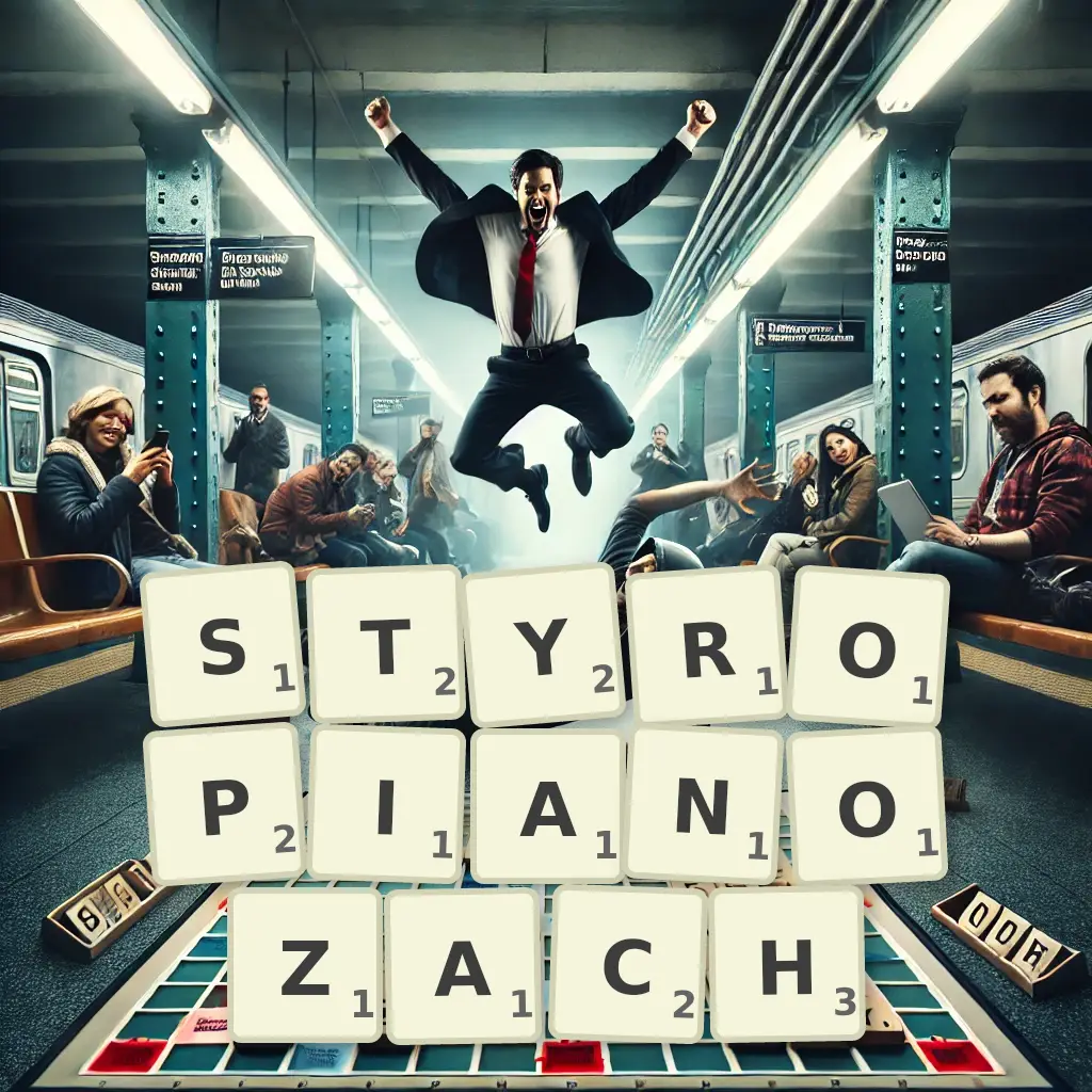 Słowa z liter STYROPIANOZACH