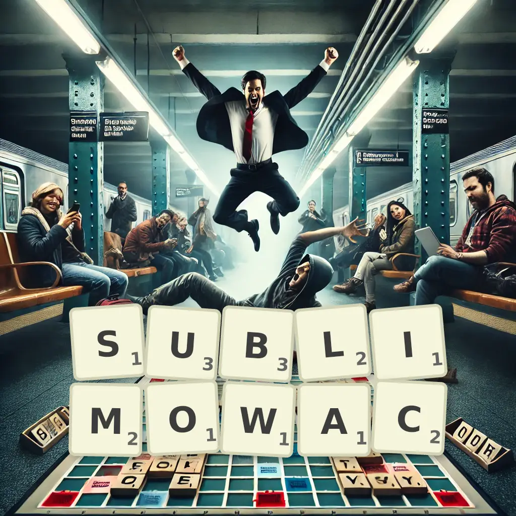 Słowa z liter SUBLIMOWAĆ