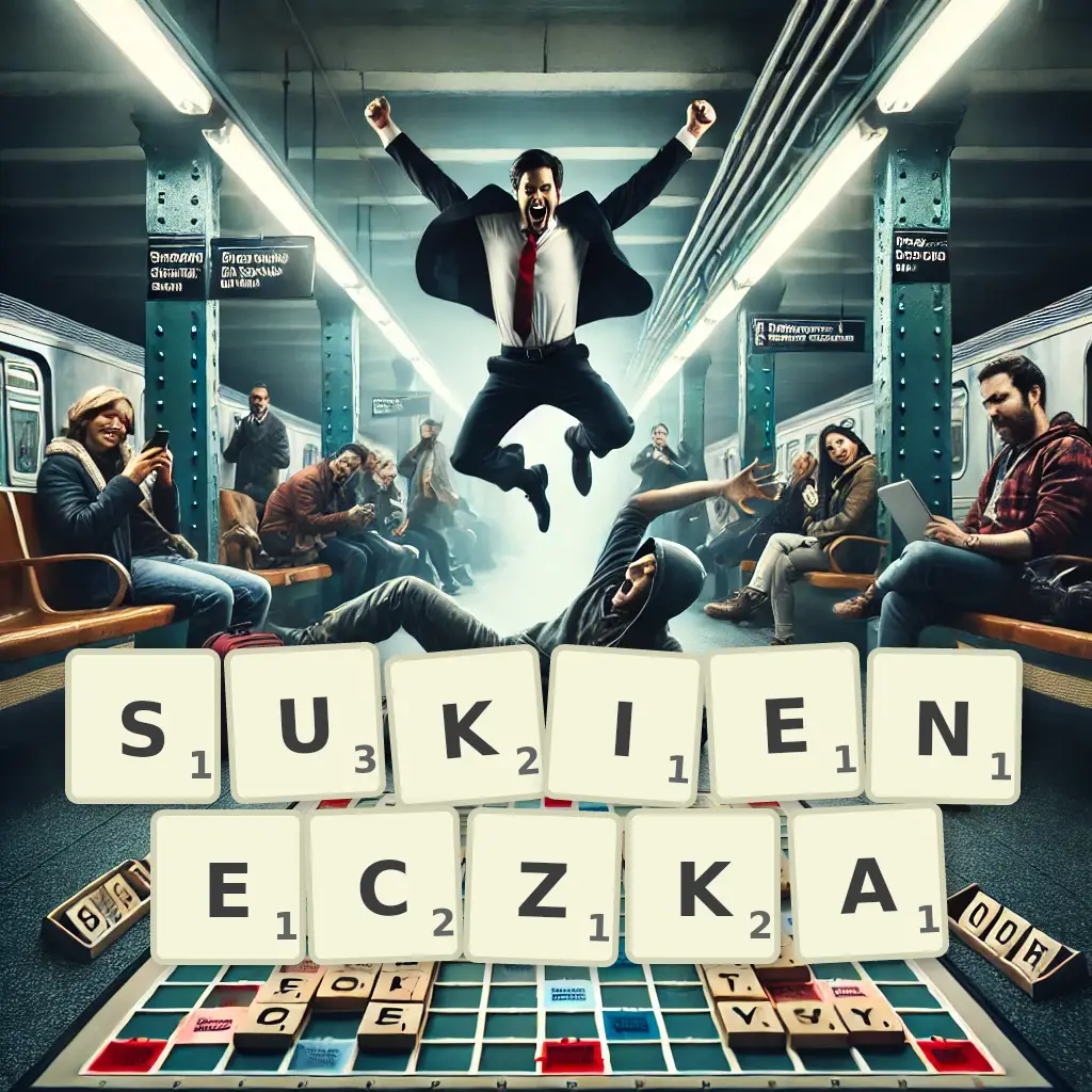 Słowa z liter SUKIENECZKA