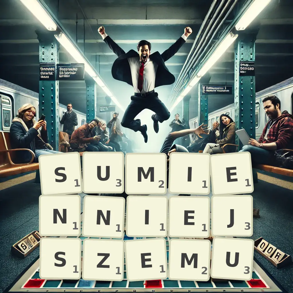 Słowa z liter SUMIENNIEJSZEMU