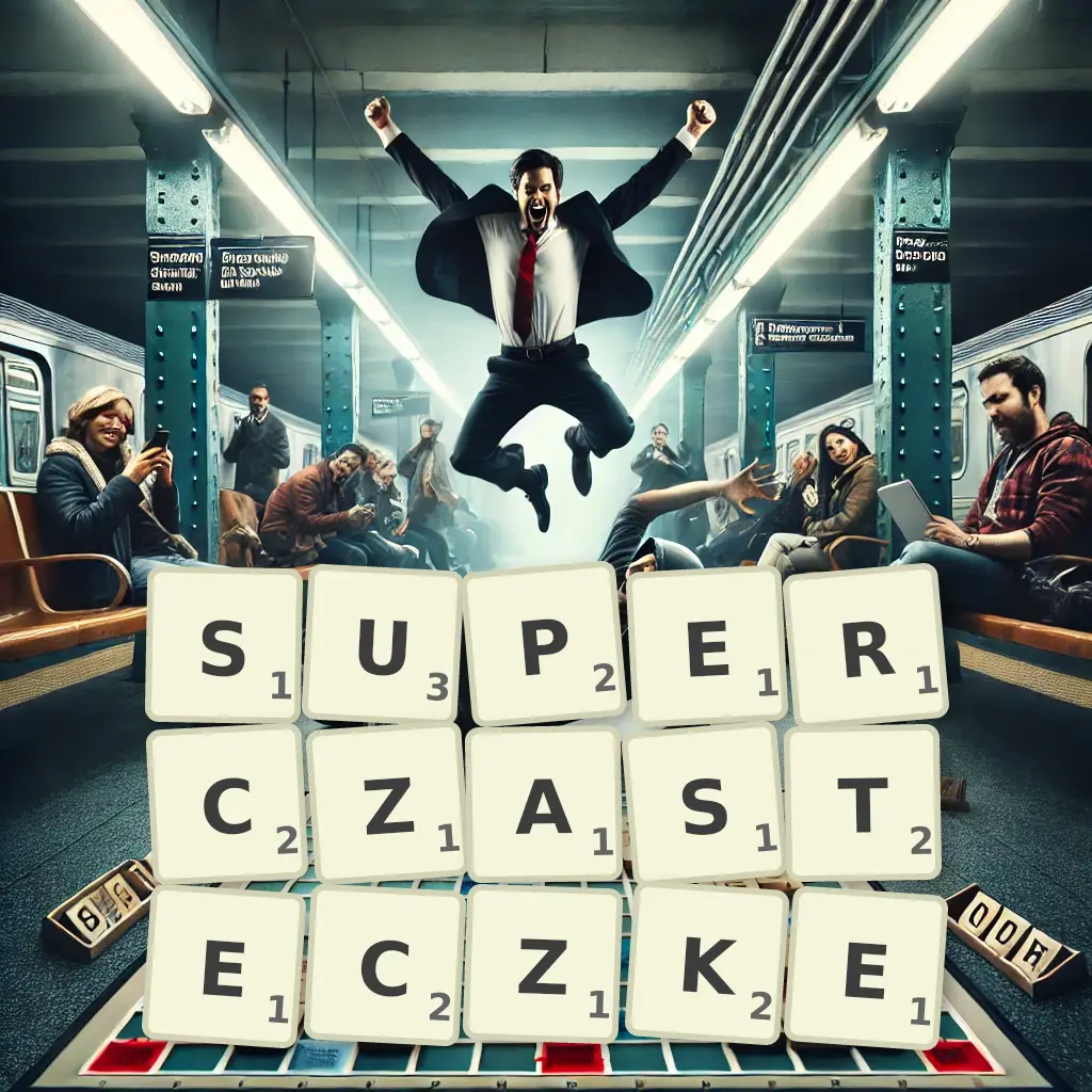 Słowa z liter SUPERCZĄSTECZKĘ