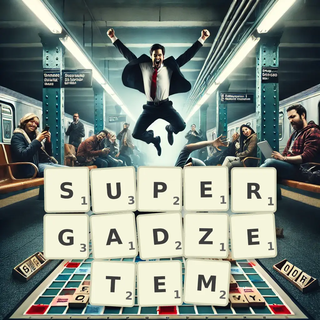 Słowa z liter SUPERGADŻETEM