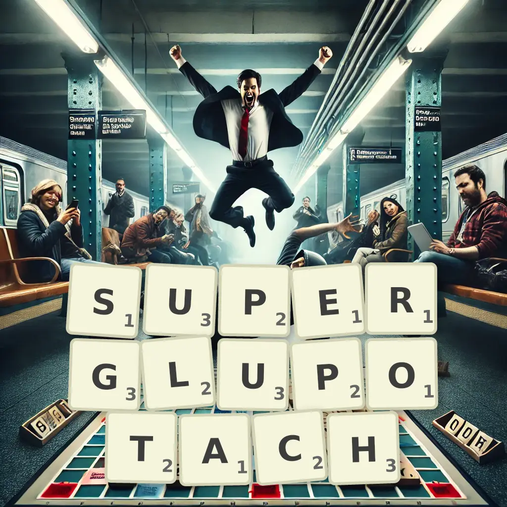 Słowa z liter SUPERGŁUPOTACH