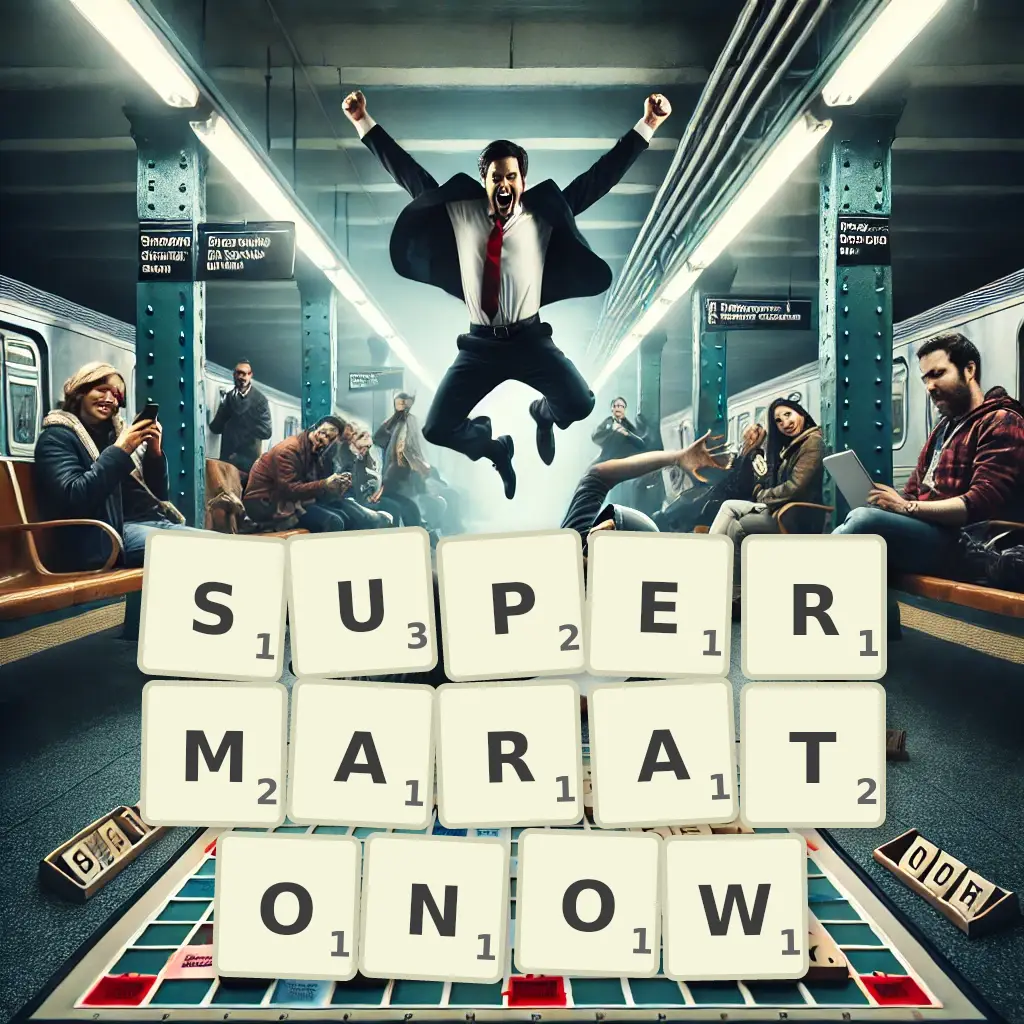 Słowa z liter SUPERMARATONÓW