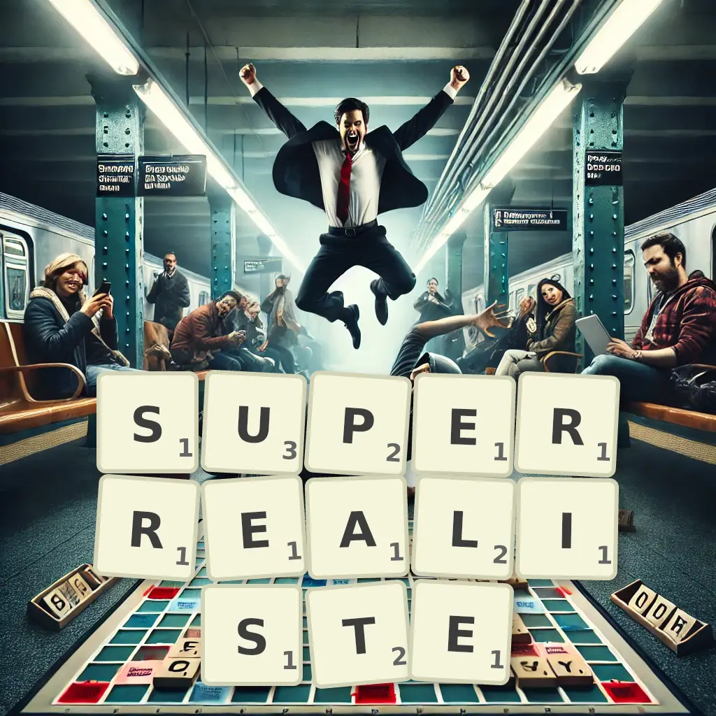 Słowa z liter SUPERREALISTĘ