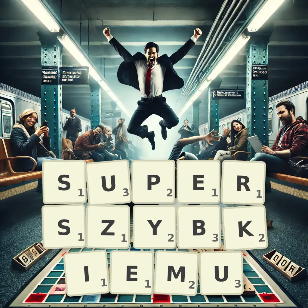 Słowa z liter SUPERSZYBKIEMU