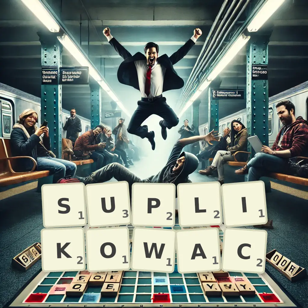 Słowa z liter SUPLIKOWAĆ