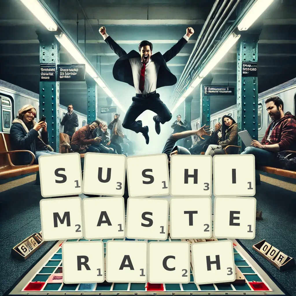 Słowa z liter SUSHIMASTERACH