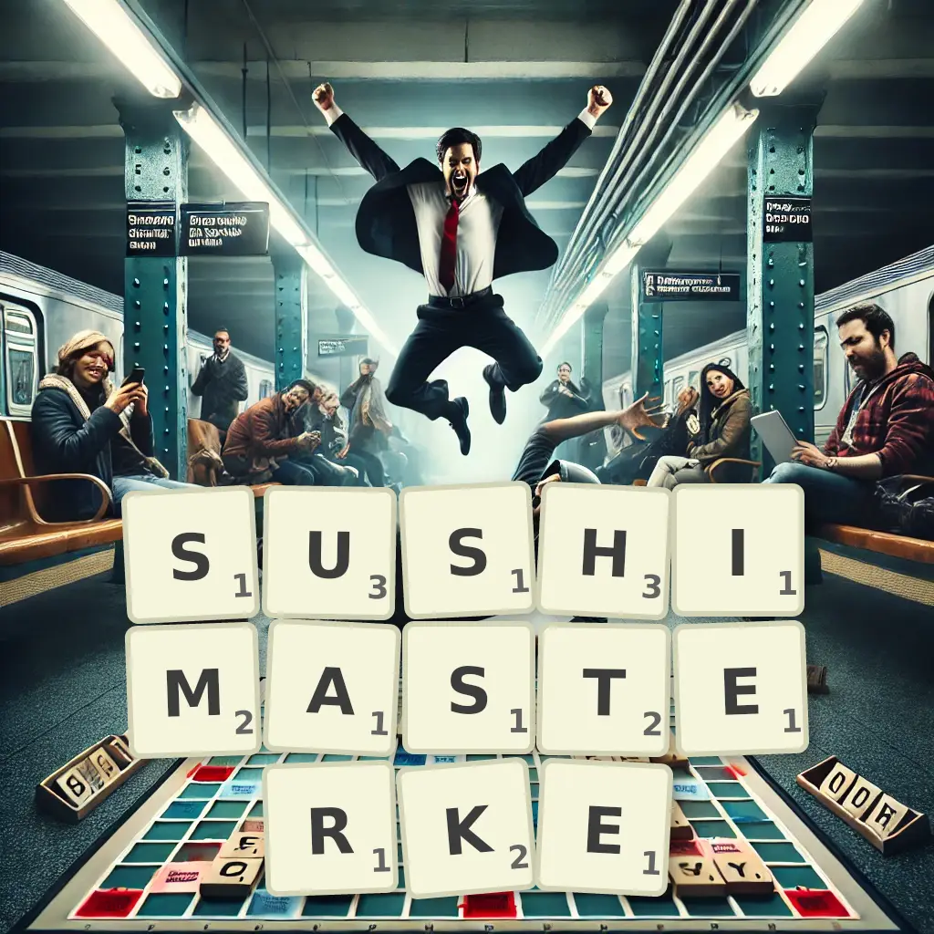Słowa z liter SUSHIMASTERKĘ