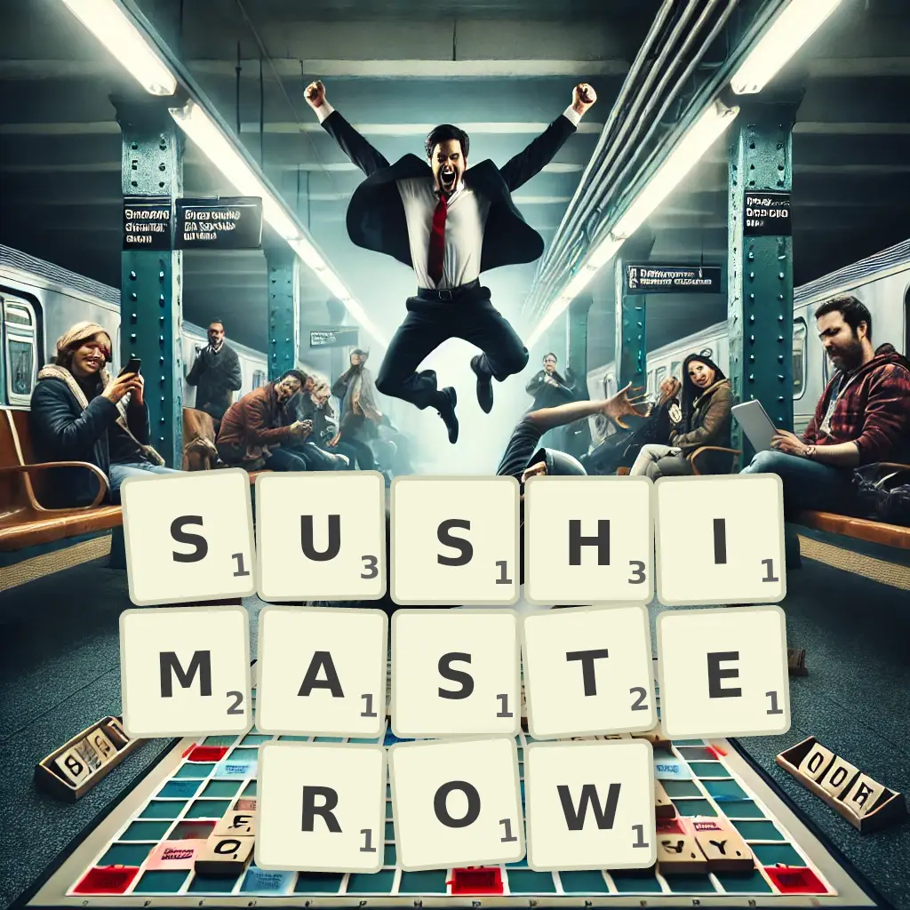 Słowa z liter SUSHIMASTERÓW