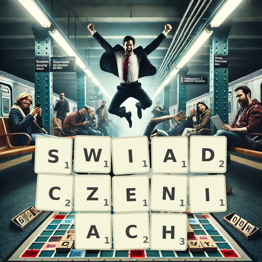 Słowa z liter ŚWIADCZENIACH