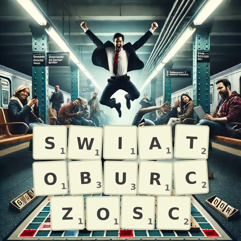 Słowa z liter ŚWIATOBURCZOŚĆ