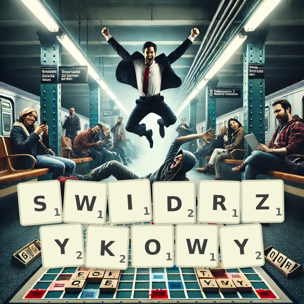 Słowa z liter ŚWIDRZYKOWY
