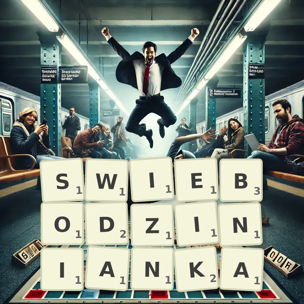 Słowa z liter ŚWIEBODZINIANKĄ