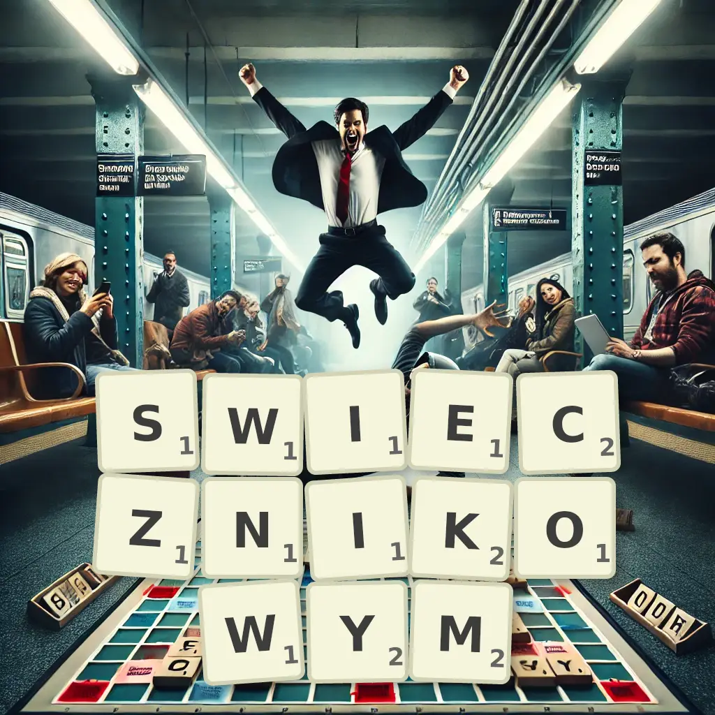 Słowa z liter ŚWIECZNIKOWYM