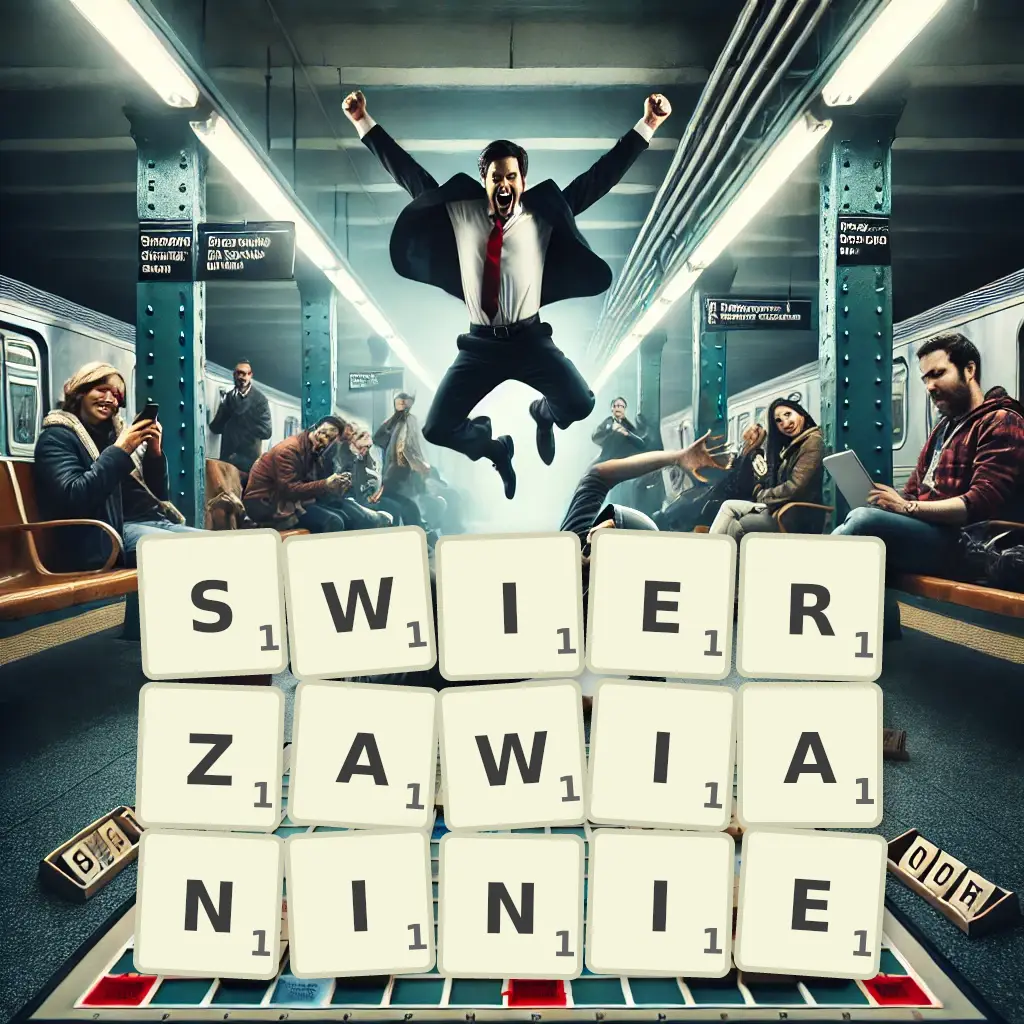 Słowa z liter ŚWIERZAWIANINIE