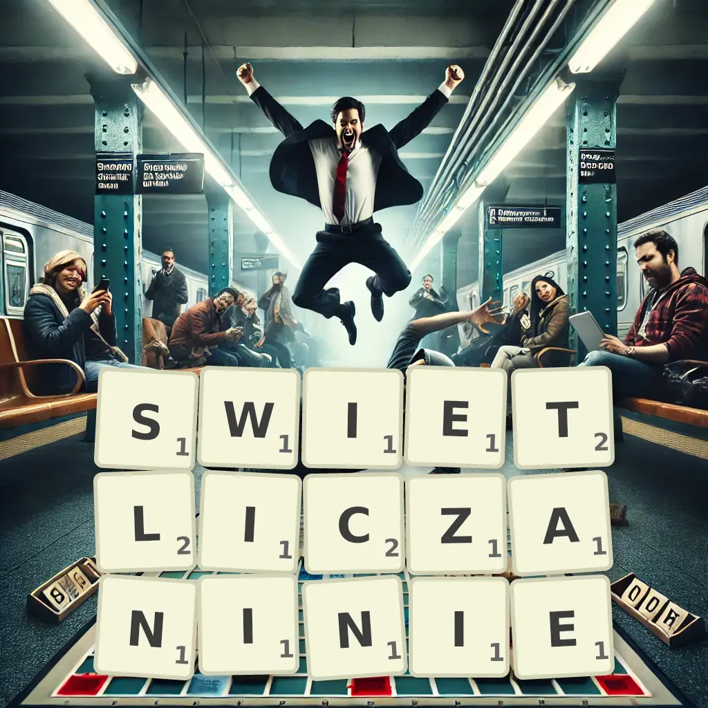 Słowa z liter ŚWIETLICZANINIE