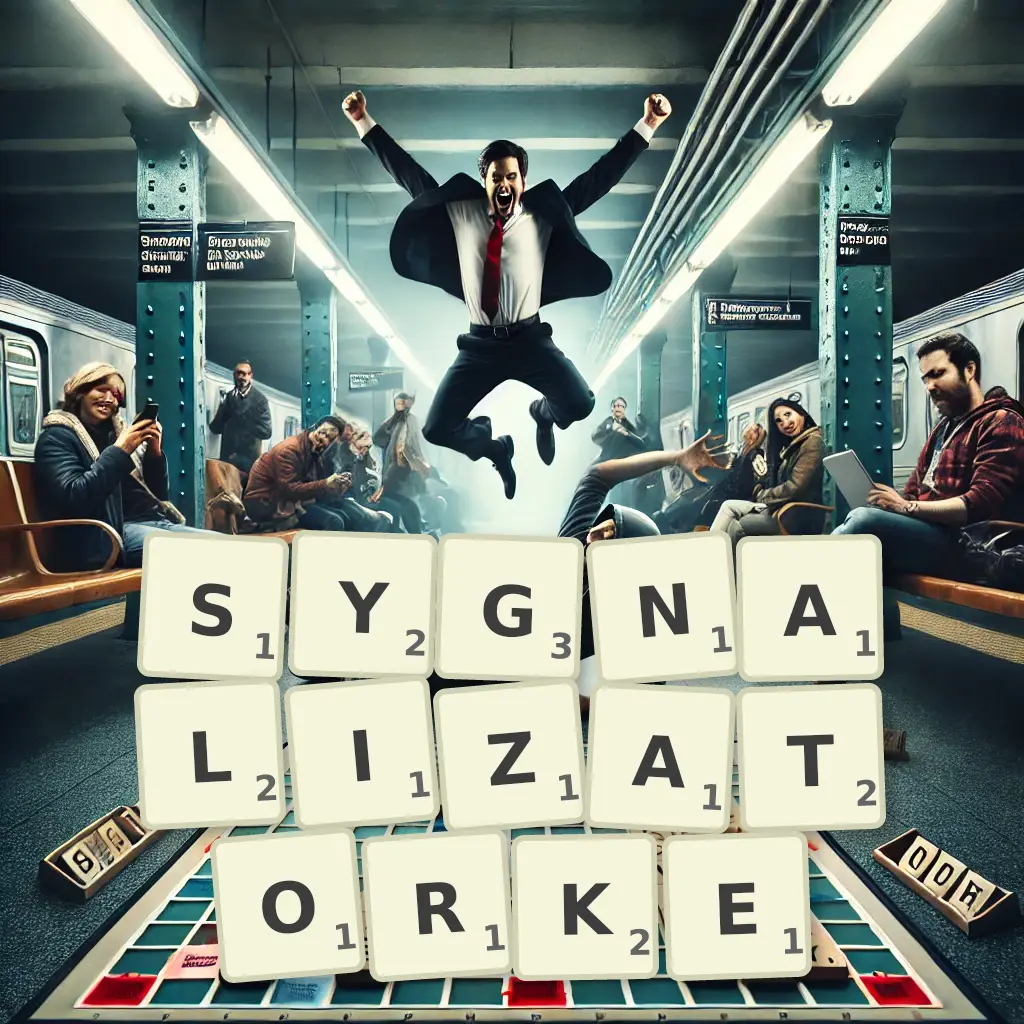 Słowa z liter SYGNALIZATORKĘ