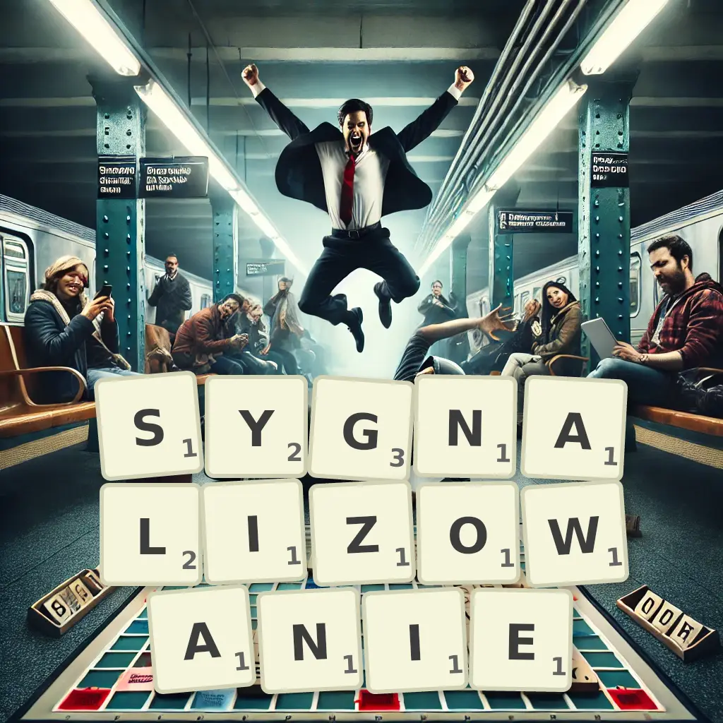 Słowa z liter SYGNALIZOWANIE