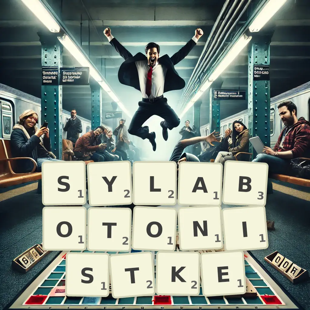 Słowa z liter SYLABOTONISTKĘ