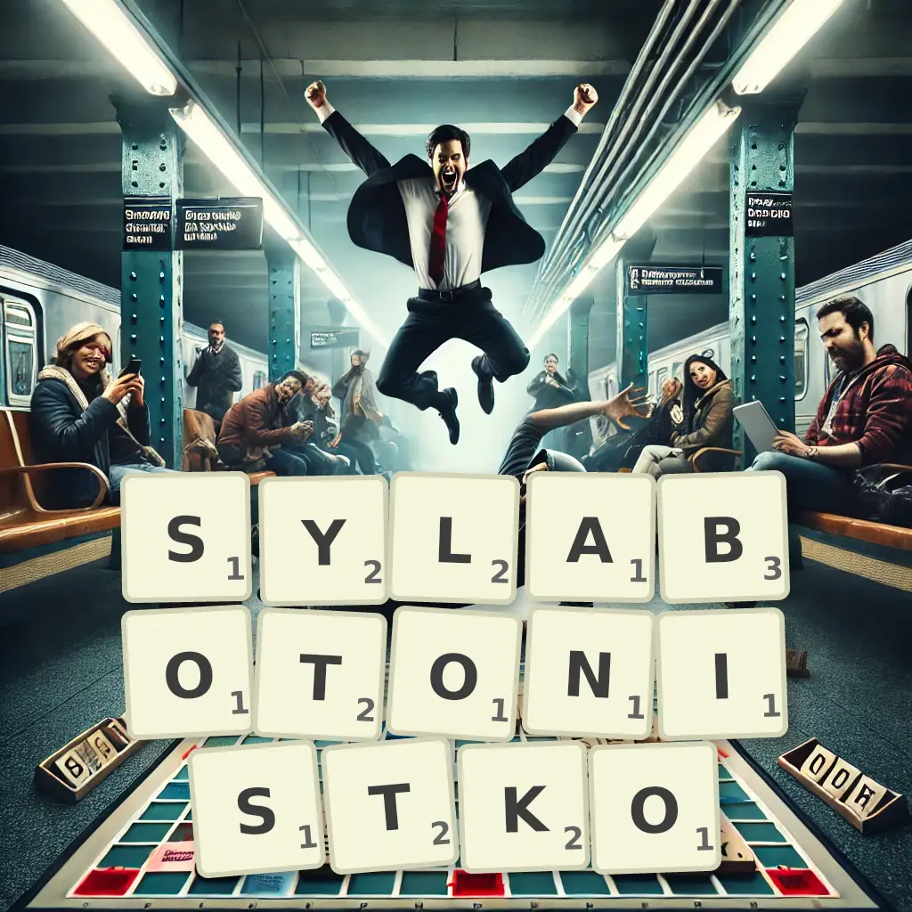 Słowa z liter SYLABOTONISTKO