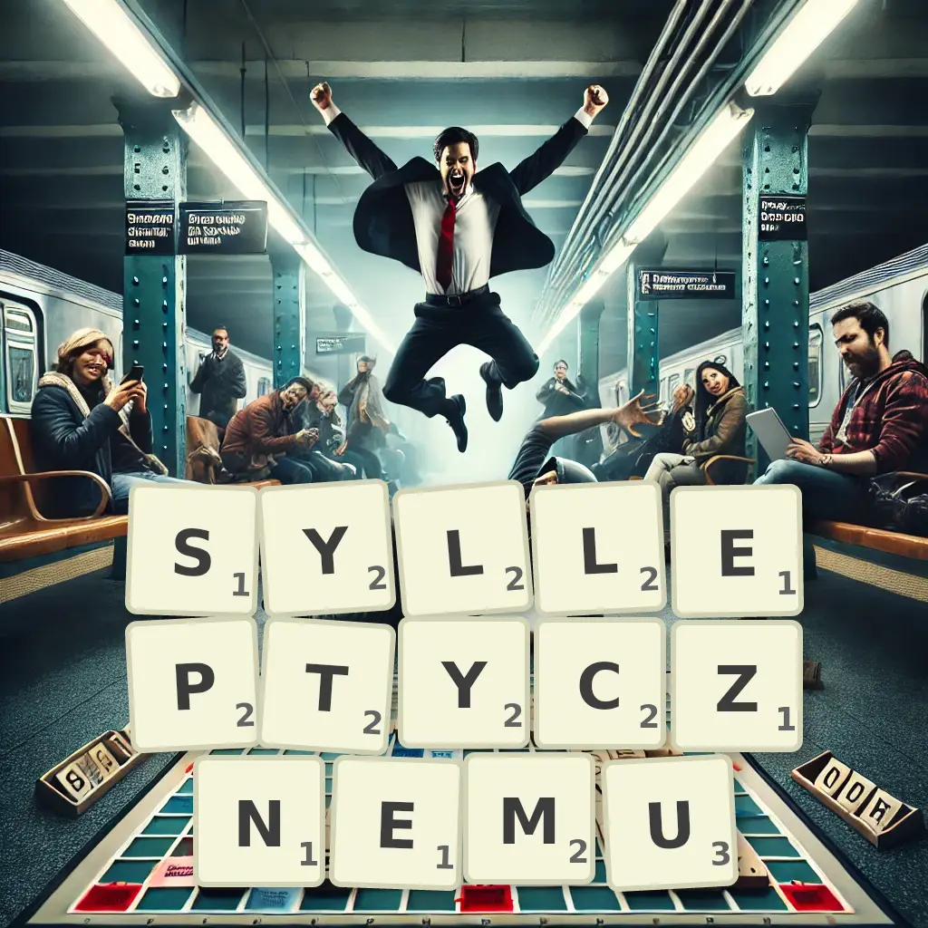 Słowa z liter SYLLEPTYCZNEMU