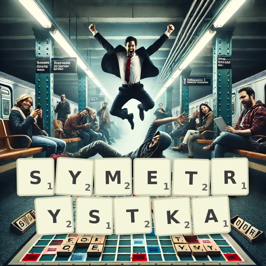 Słowa z liter SYMETRYSTKA