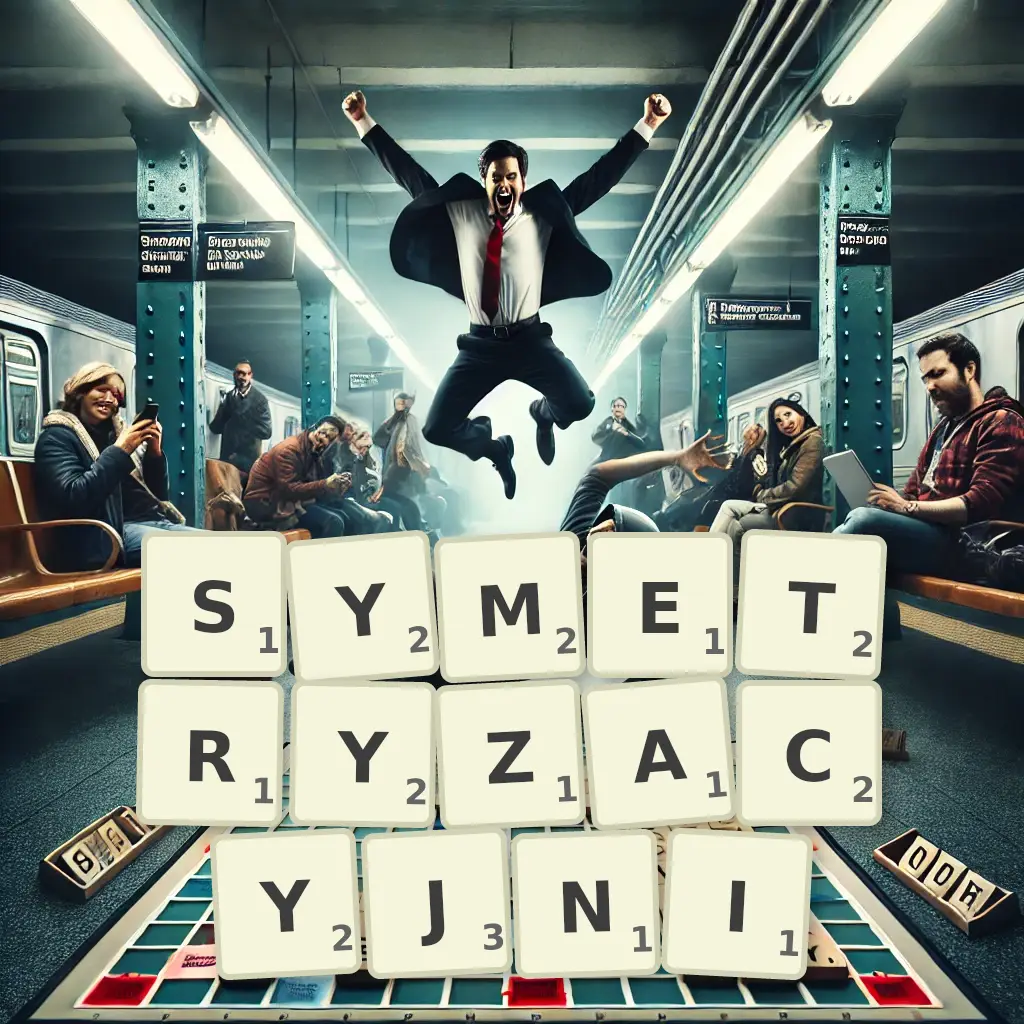 Słowa z liter SYMETRYZACYJNI
