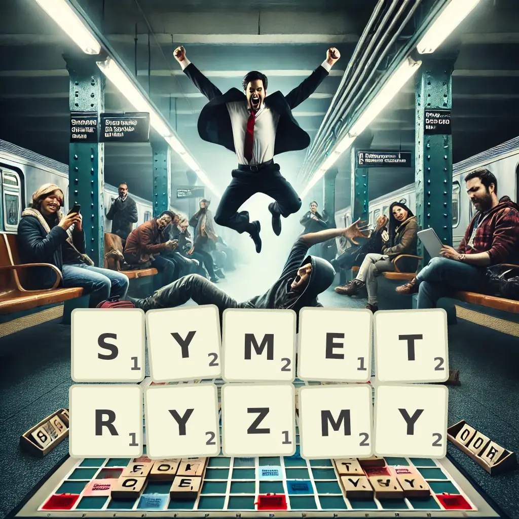 Słowa z liter SYMETRYZMY