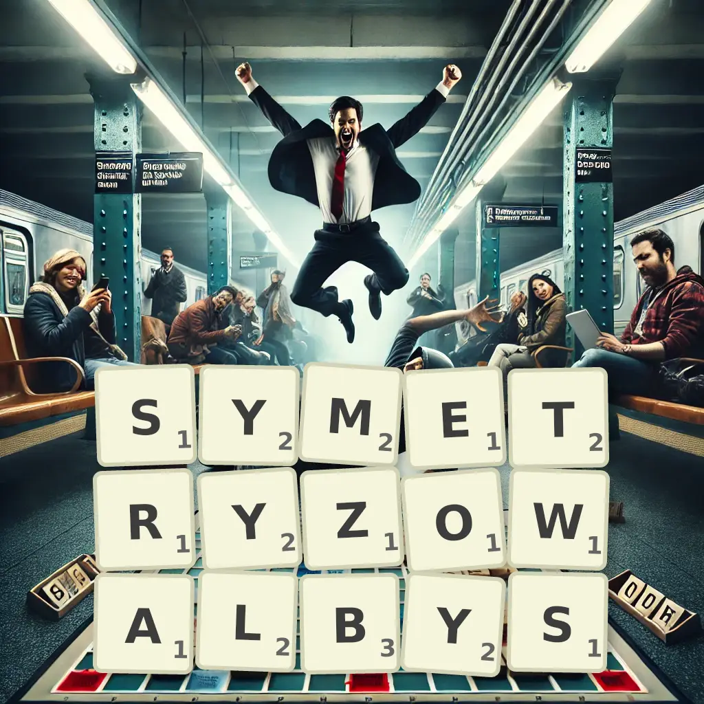 Słowa z liter SYMETRYZOWAŁBYŚ