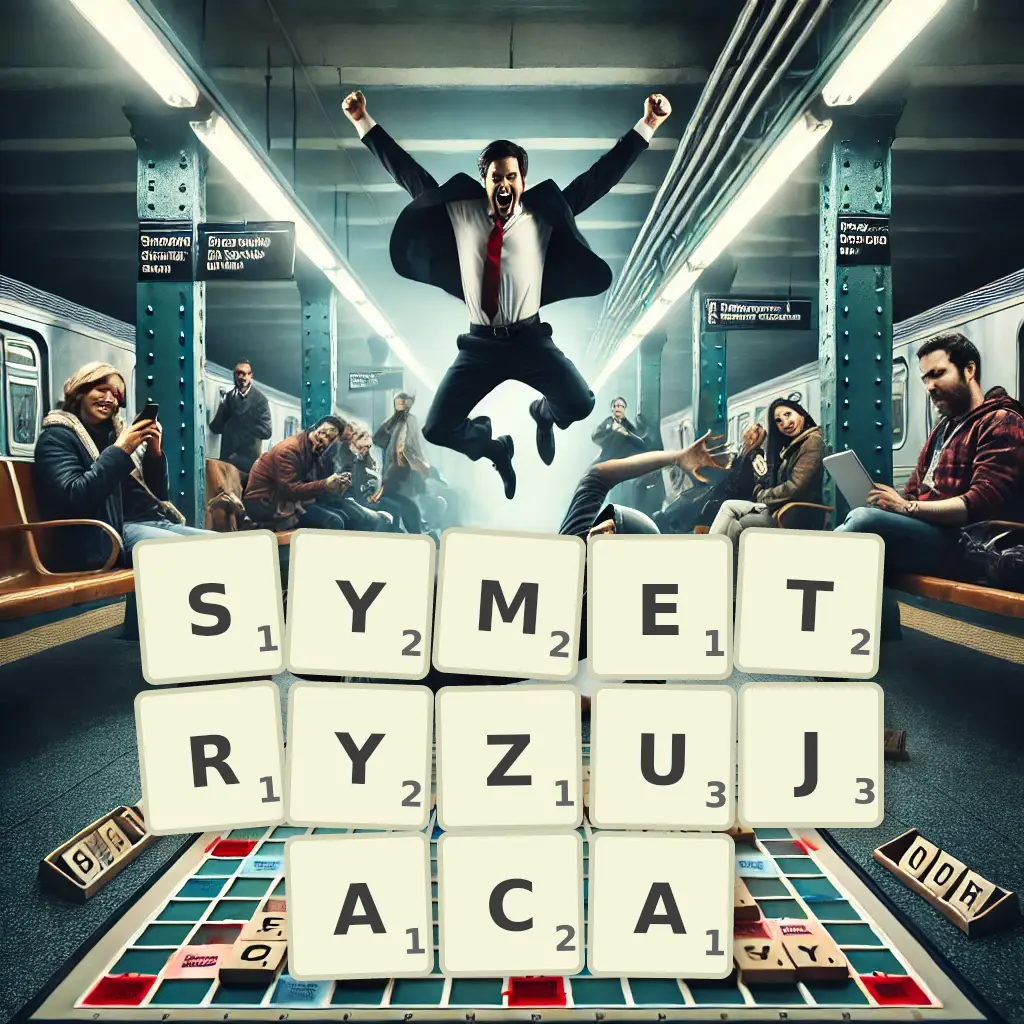 Słowa z liter SYMETRYZUJĄCĄ