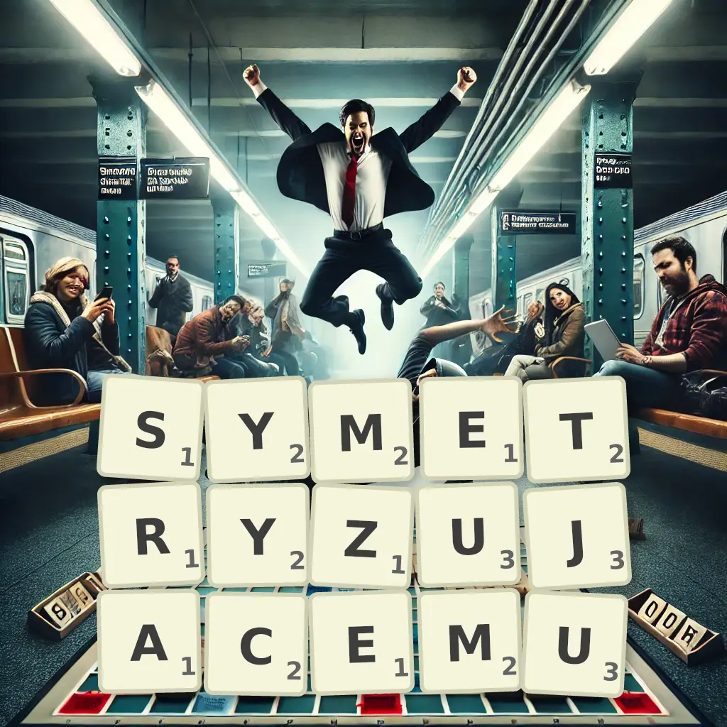 Słowa z liter SYMETRYZUJĄCEMU