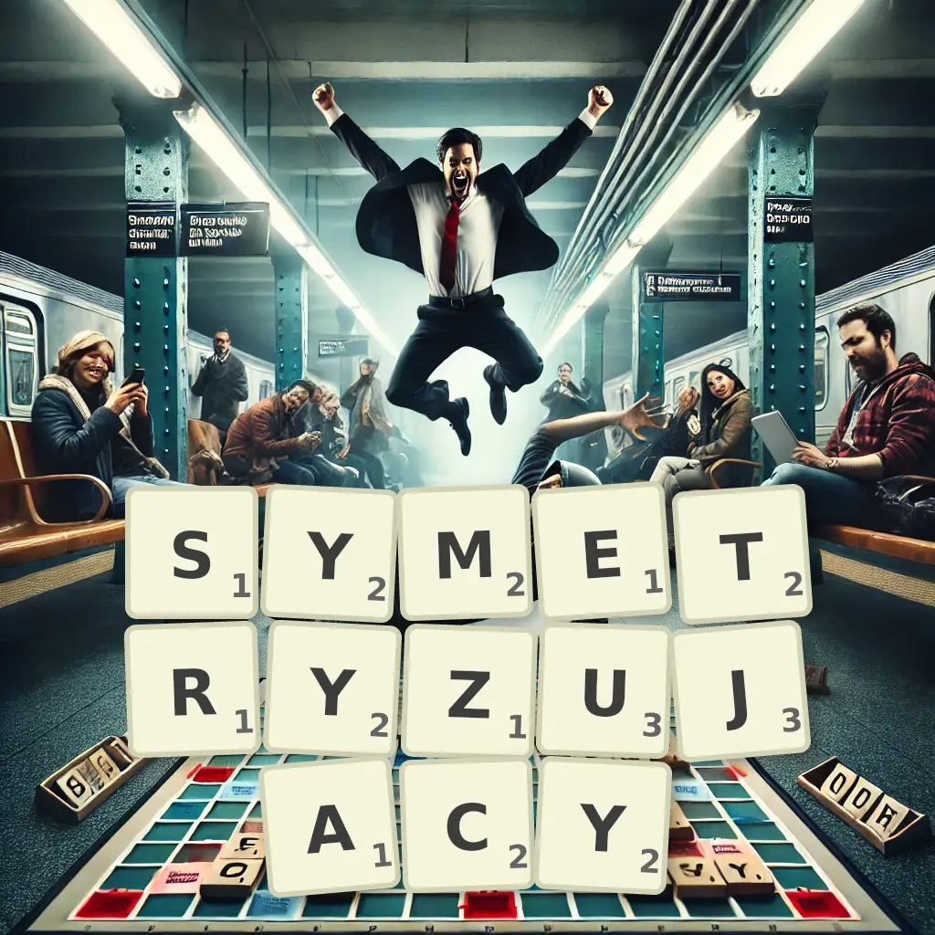 Słowa z liter SYMETRYZUJĄCY
