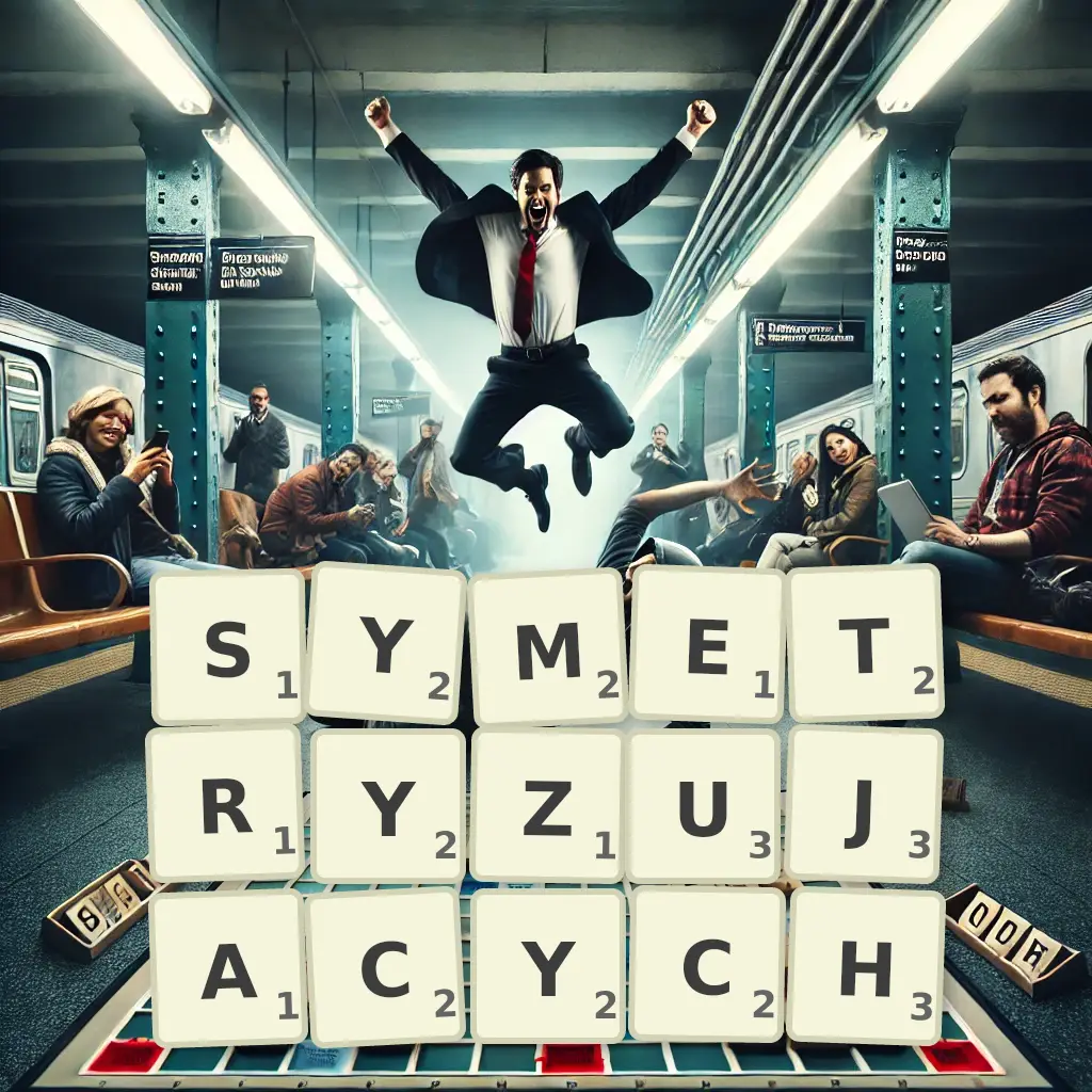 Słowa z liter SYMETRYZUJĄCYCH
