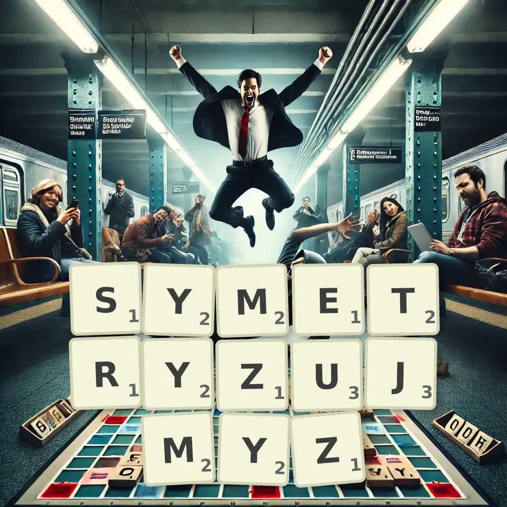 Słowa z liter SYMETRYZUJMYŻ