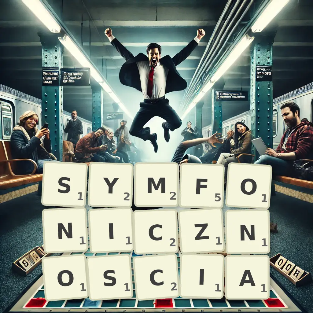 Słowa z liter SYMFONICZNOŚCIĄ