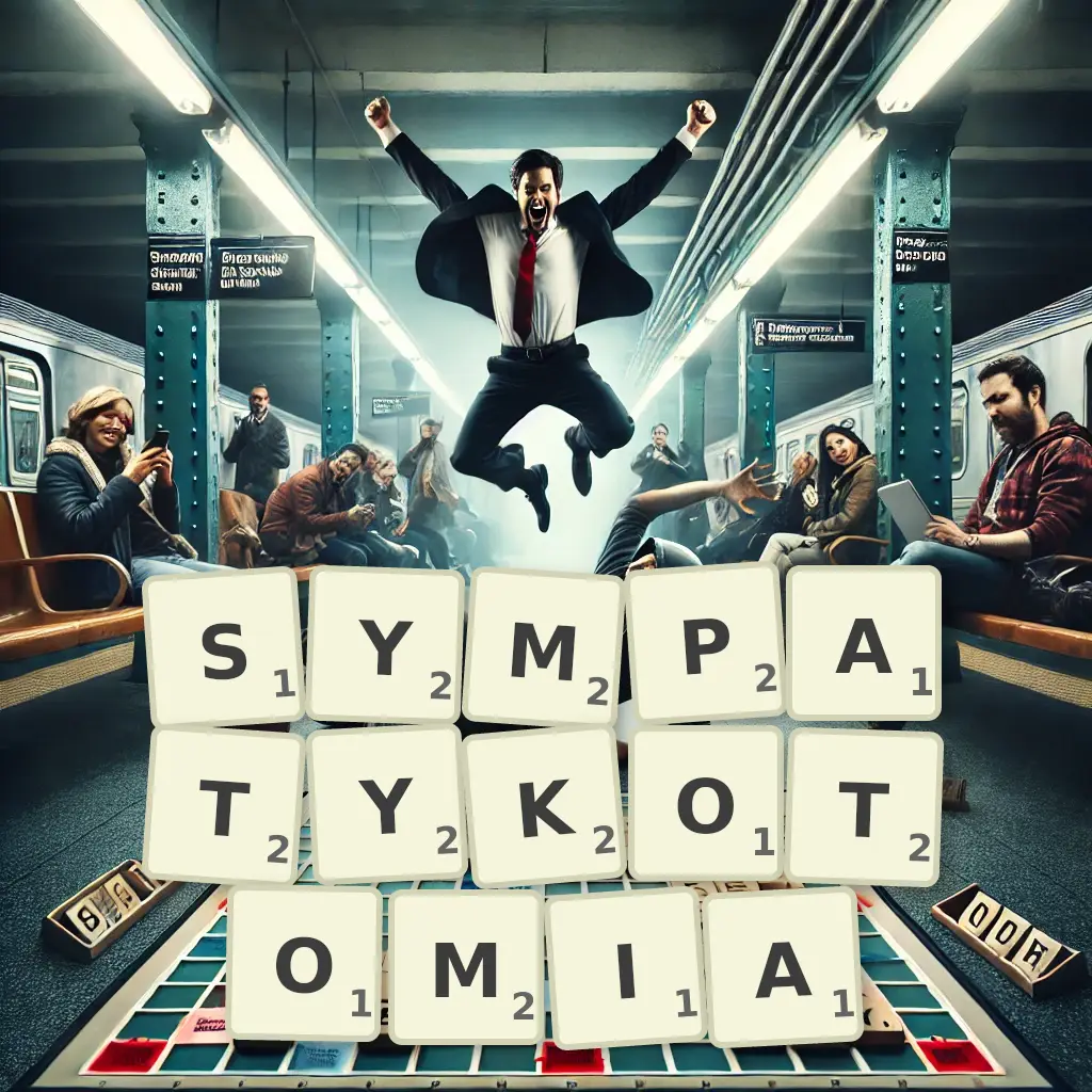 Słowa z liter SYMPATYKOTOMIĄ