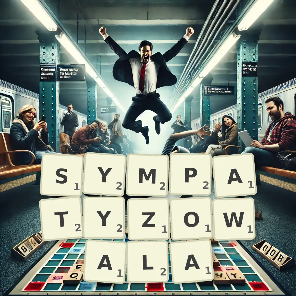 Słowa z liter SYMPATYZOWAŁA