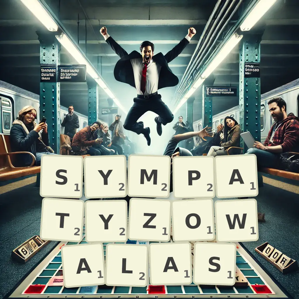 Słowa z liter SYMPATYZOWAŁAŚ
