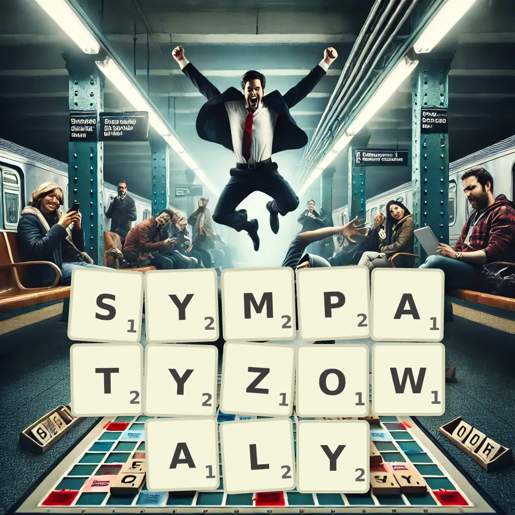 Słowa z liter SYMPATYZOWAŁY