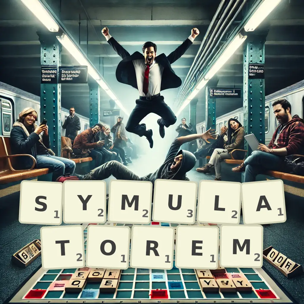 Słowa z liter SYMULATOREM