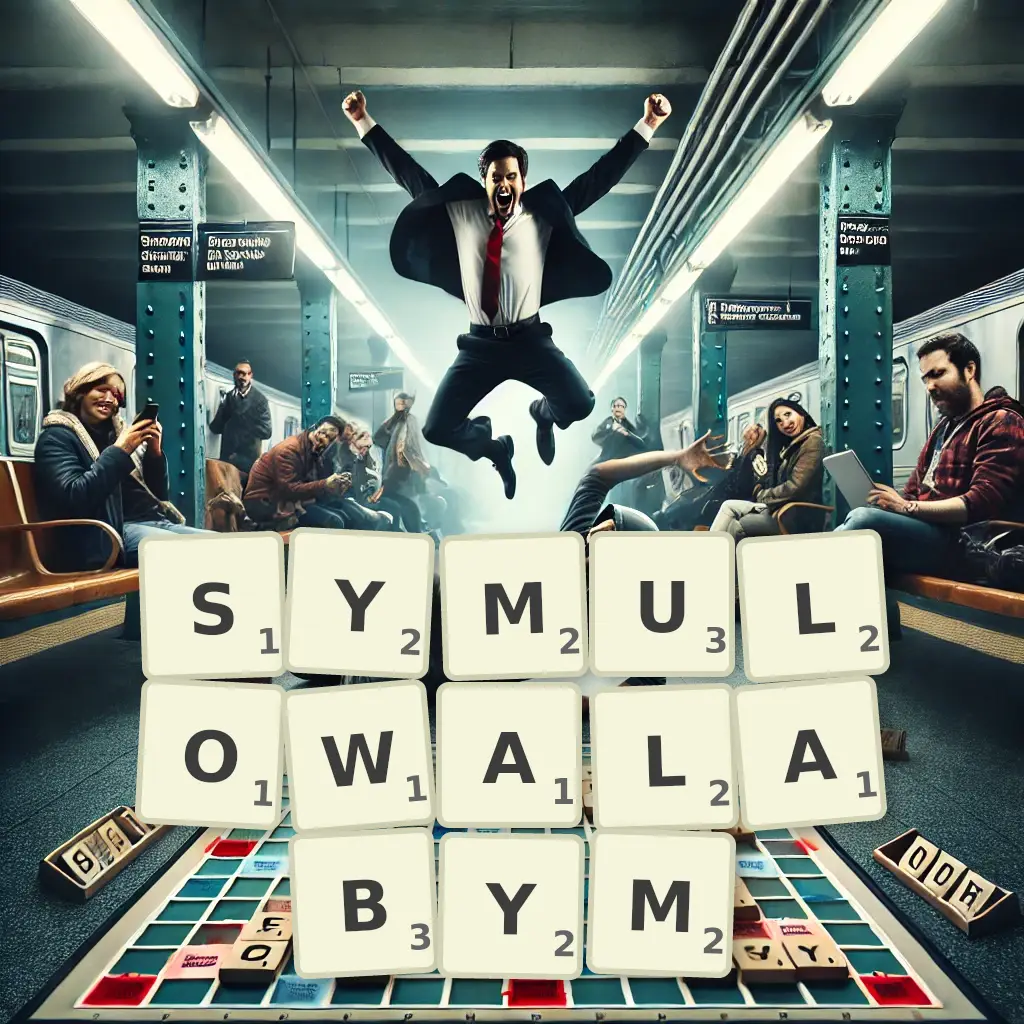 Słowa z liter SYMULOWAŁABYM