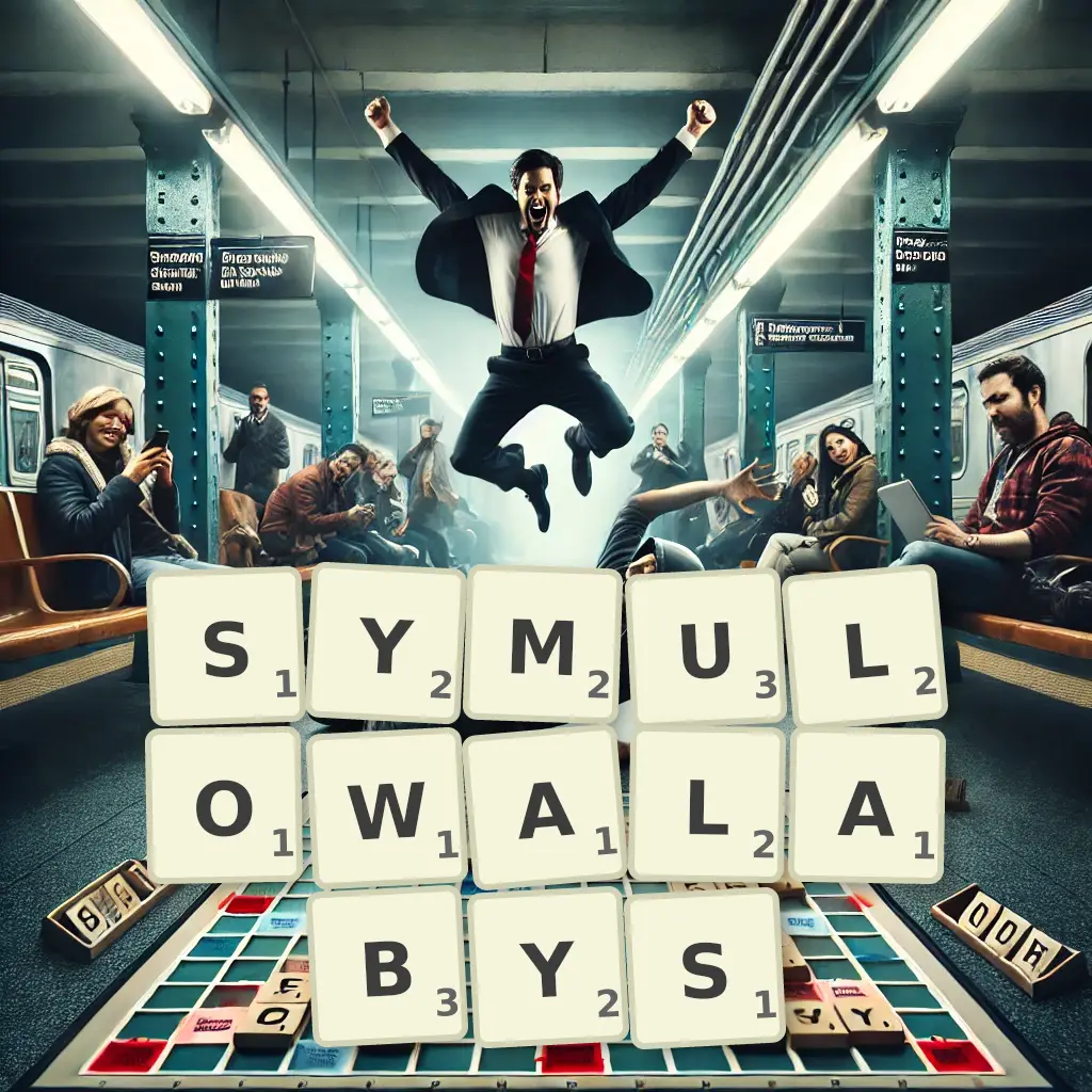 Słowa z liter SYMULOWAŁABYŚ