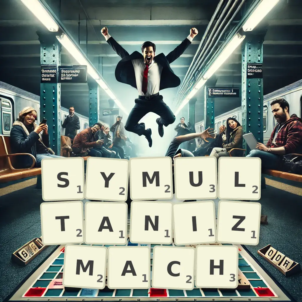 Słowa z liter SYMULTANIZMACH