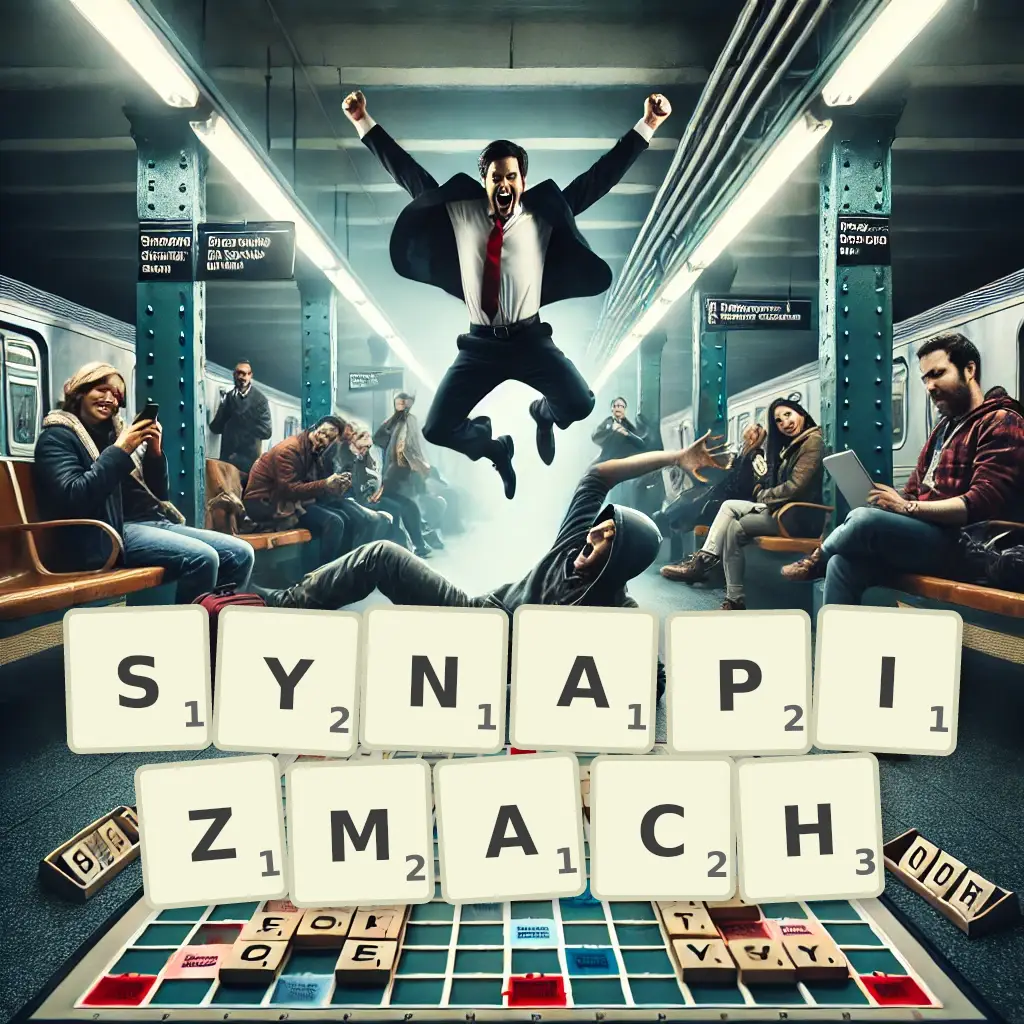 Słowa z liter SYNAPIZMACH