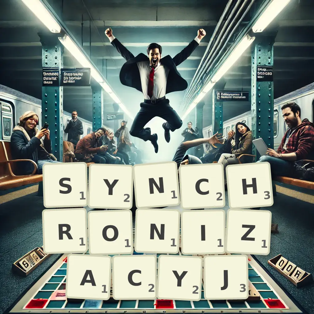 Słowa z liter SYNCHRONIZACYJ